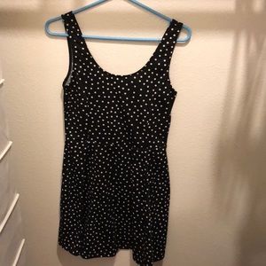 Polka dot skater dress